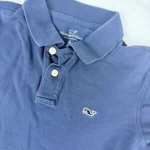 Vineyard Vines Boys/Youth Short Sleeve Polo Shirt Navy Blue Size S 8-10